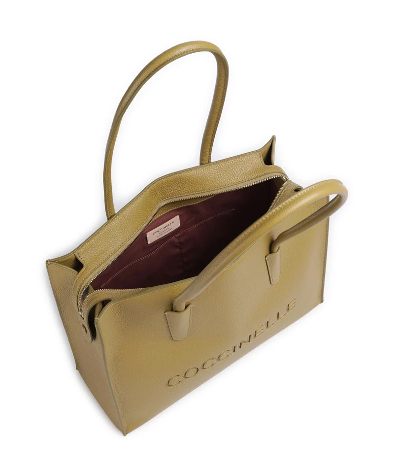 Coccinelle Myrtha Shopper seagrass