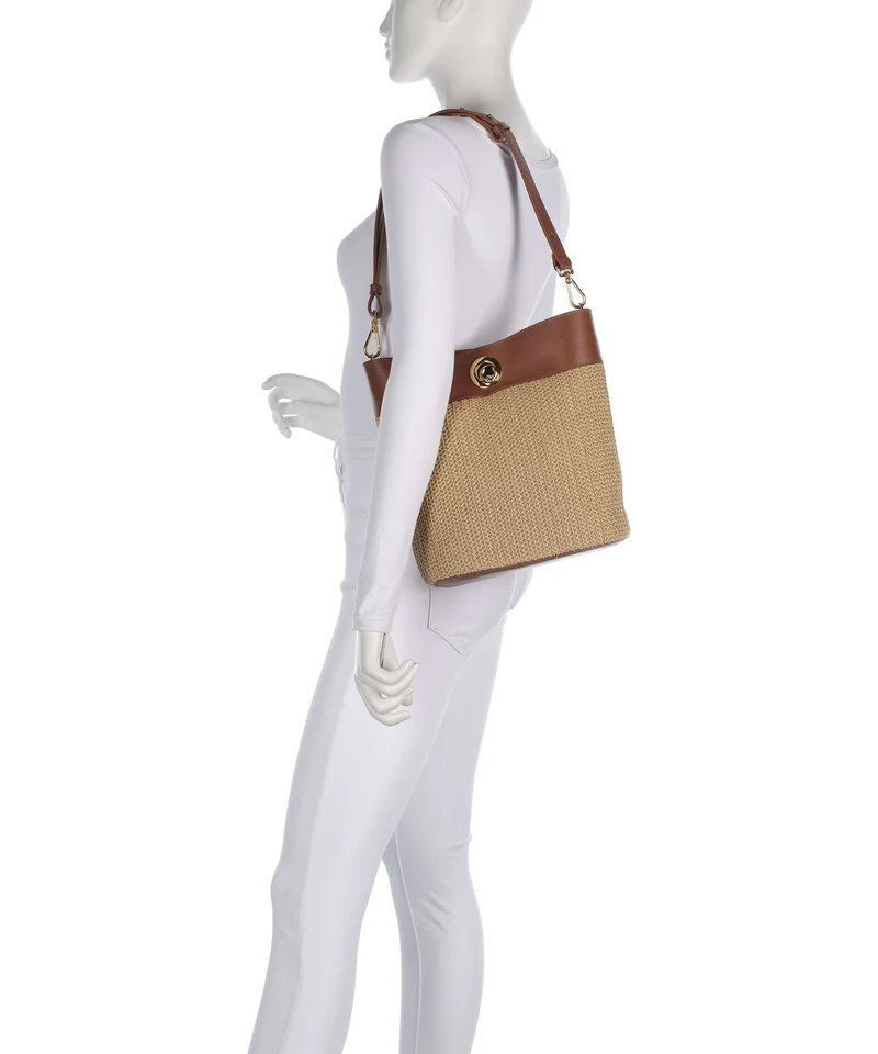 Coccinelle Nikla Bucket Handtasche natural/cognac
