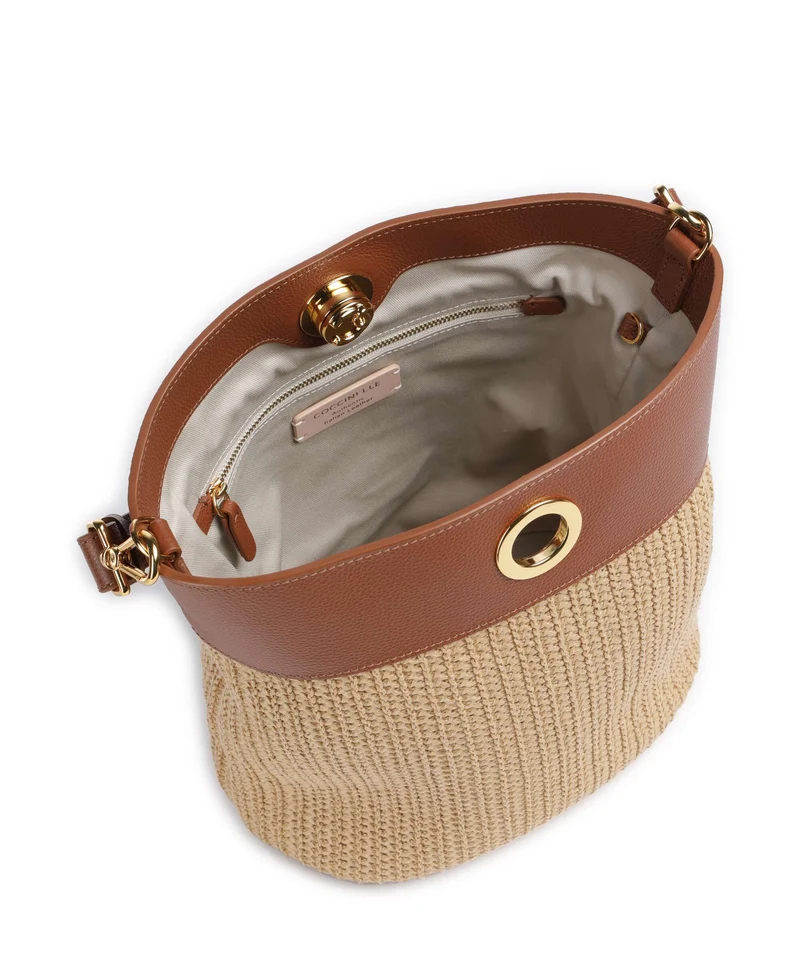 Coccinelle Nikla Bucket Handtasche natural/cognac