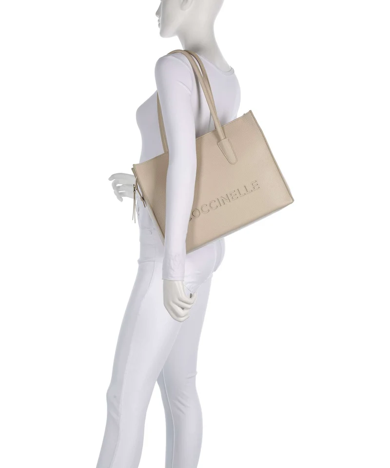 Coccinelle Myrtha Shopper sandshell