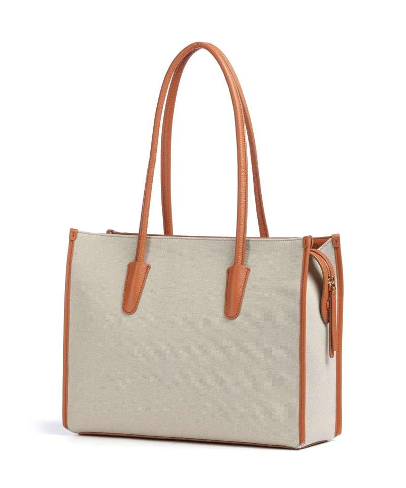 Coccinelle Myrtha Canvas Shopper natural/crab