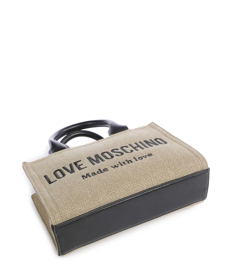 Love Moschino Cargo Canvas Handtasche black/gold