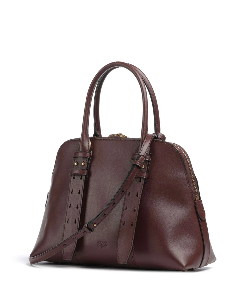 Pinko Bowling Medium Handtasche burgundy wine/antique gold