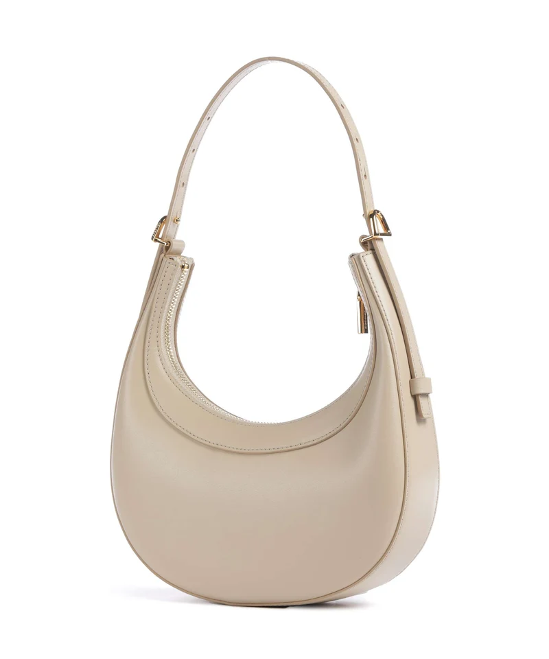 Coccinelle Whisper Monogram Sangallo Schultertasche sandshell