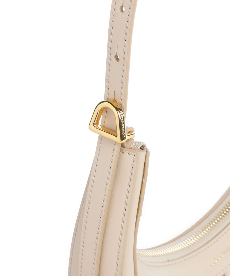 Coccinelle Whisper Monogram Sangallo Schultertasche sandshell
