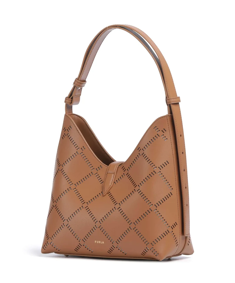 Furla Goccia S Beuteltasche brandy