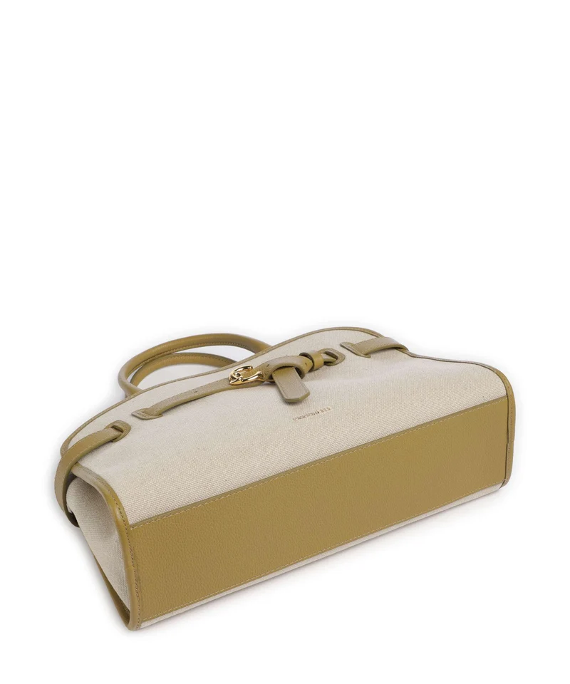 Coccinelle Sabine Canvas Handtasche natural/seagrass