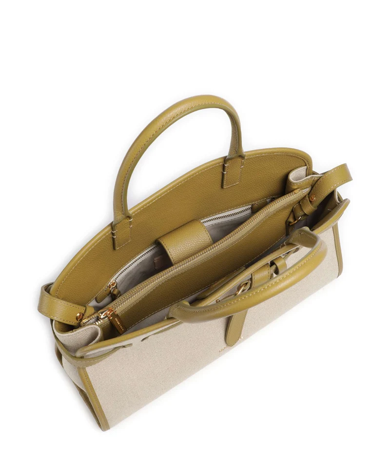 Coccinelle Sabine Canvas Handtasche natural/seagrass