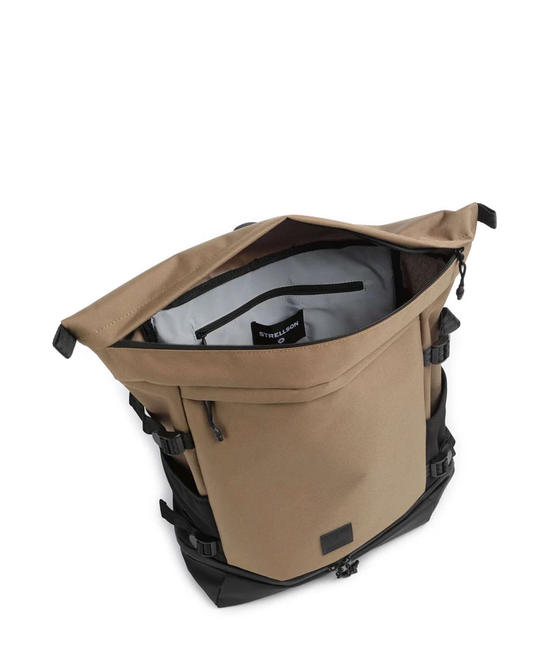 Strellson New Ham Sebastian Rolltop Rucksack mud