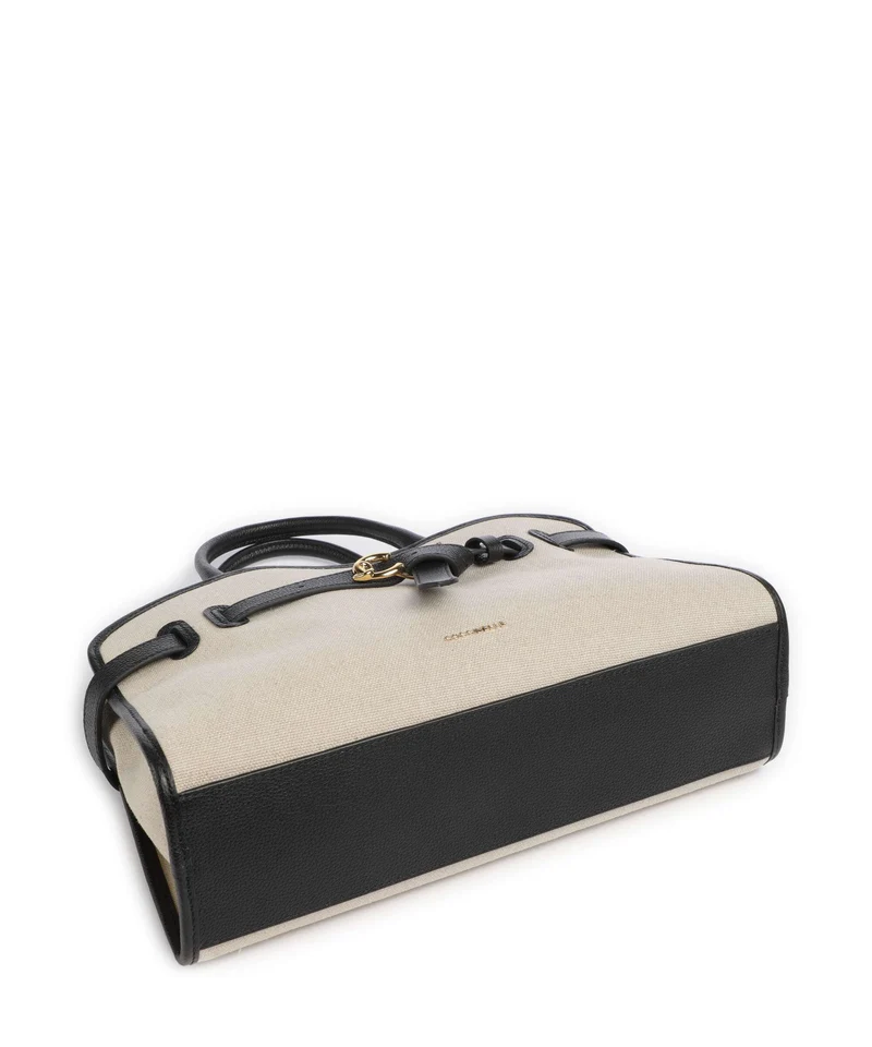Coccinelle Sabine Canvas Handtasche natural/noir