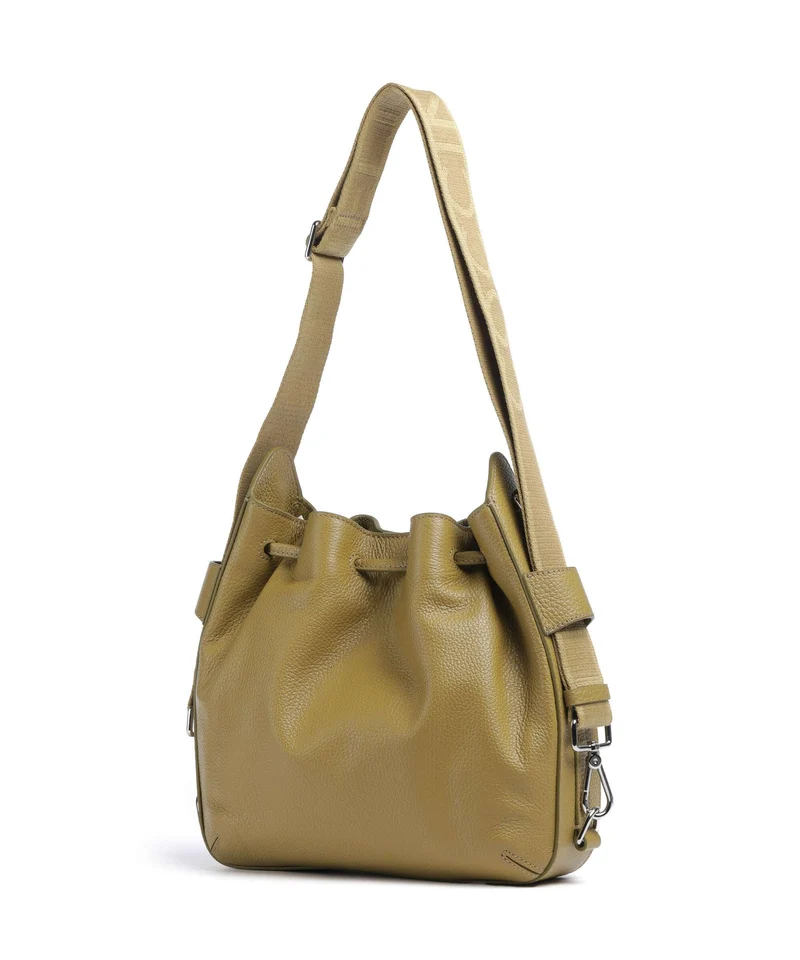 Coccinelle Gretel Ribbon Bucket Handtasche seagrass