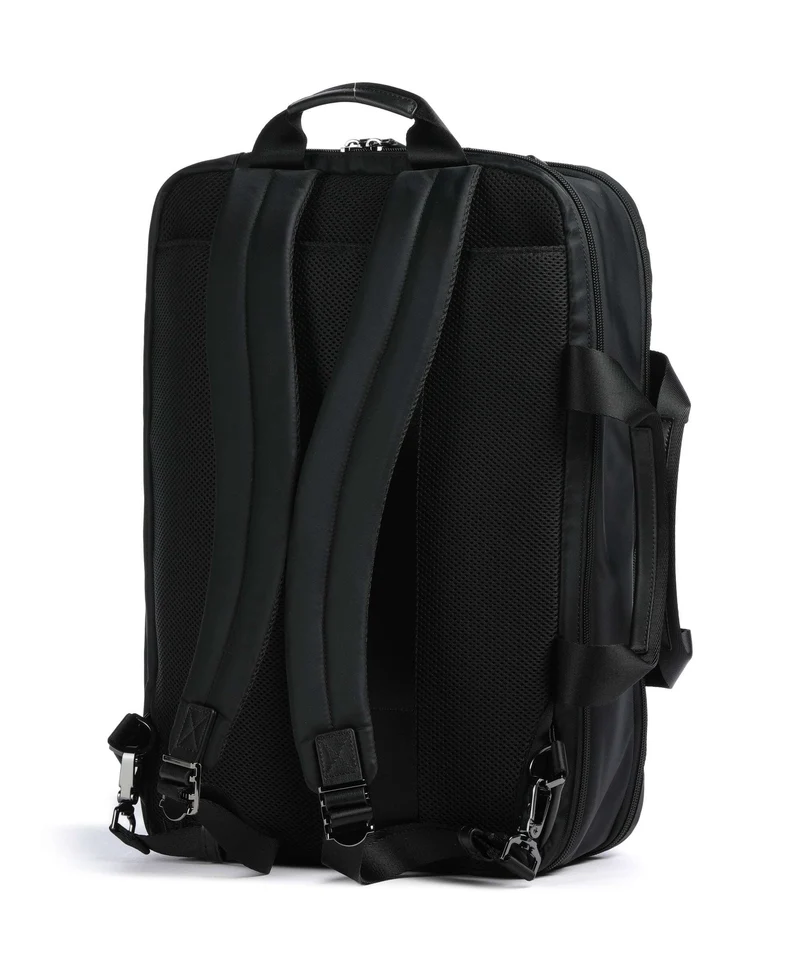 Emporio Armani Recycled Nylon Rucksack-Tasche black beauty