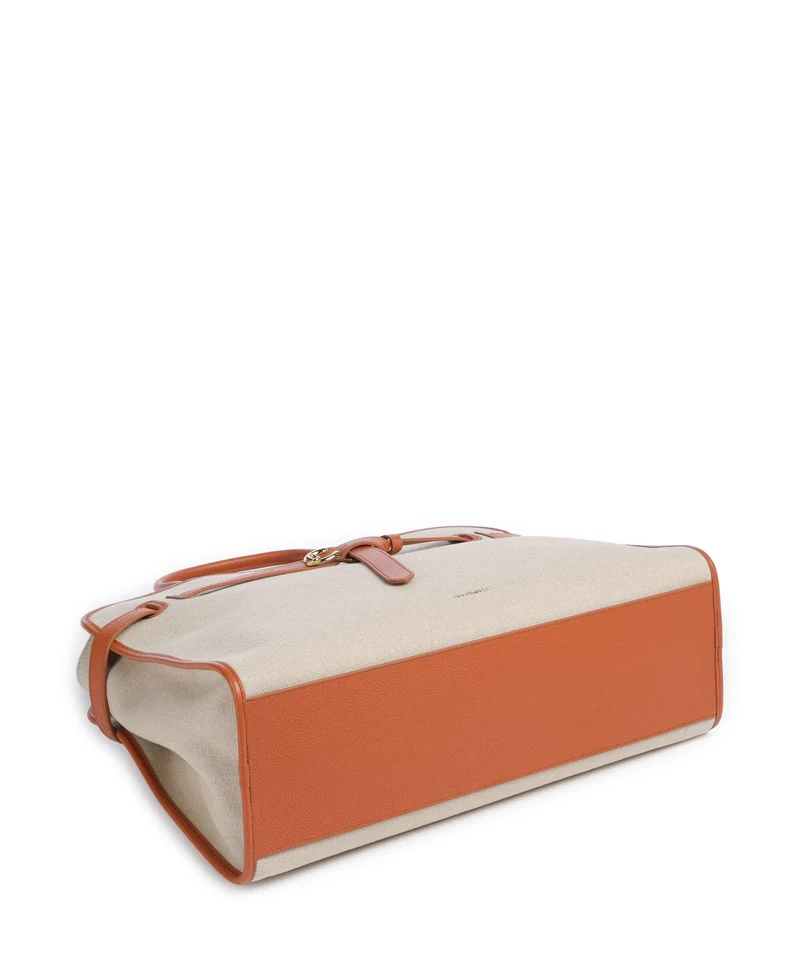 Coccinelle Sabine Canvas Handtasche natural/crab