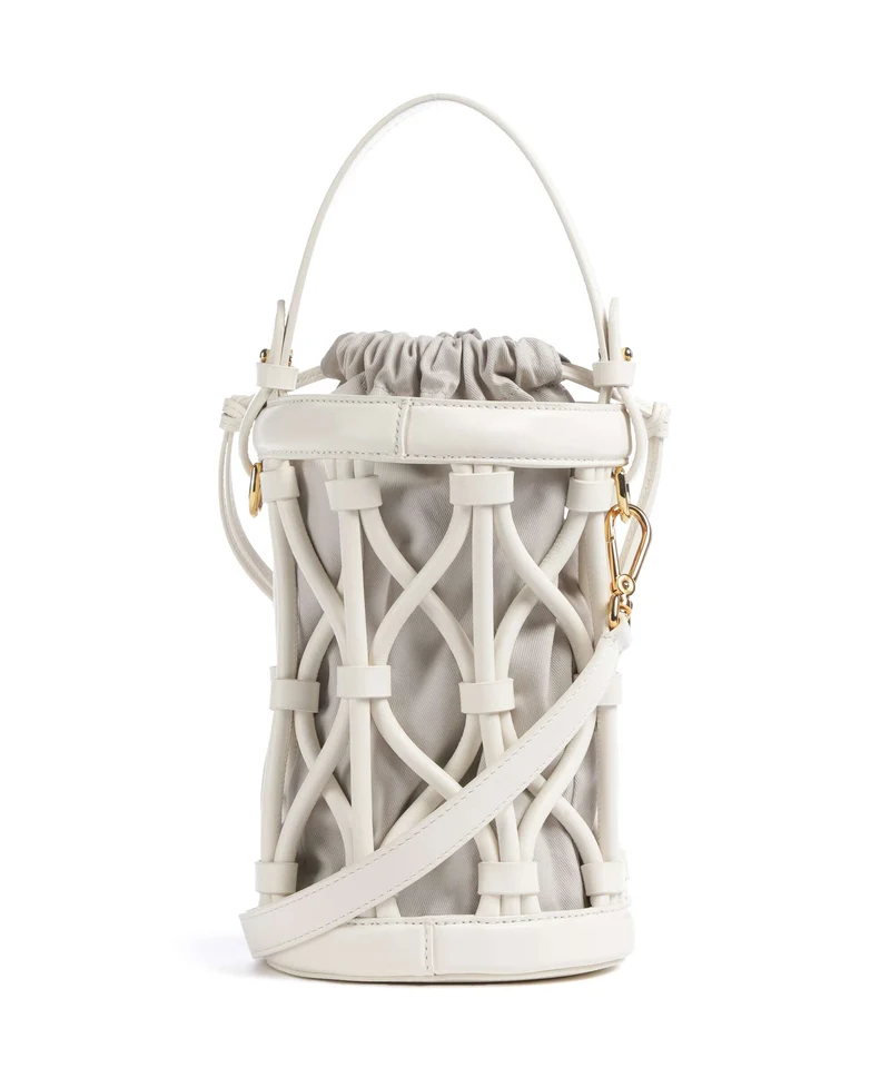 Coccinelle Koi Bucket Handtasche pearl