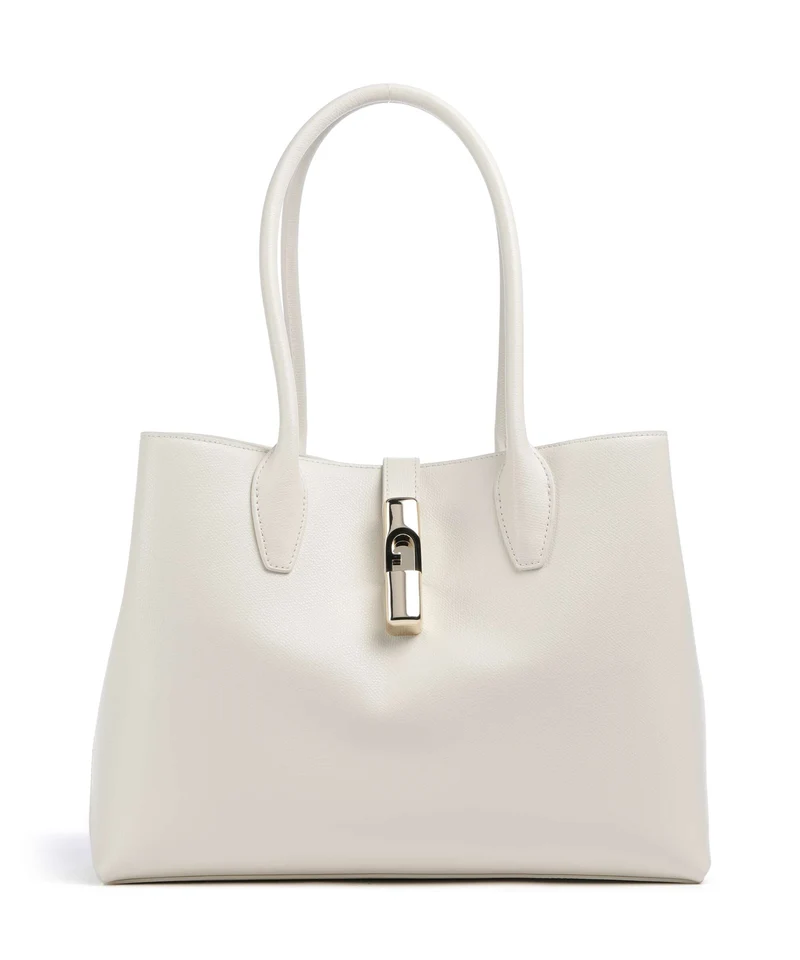 Furla Goccia M Shopper panna