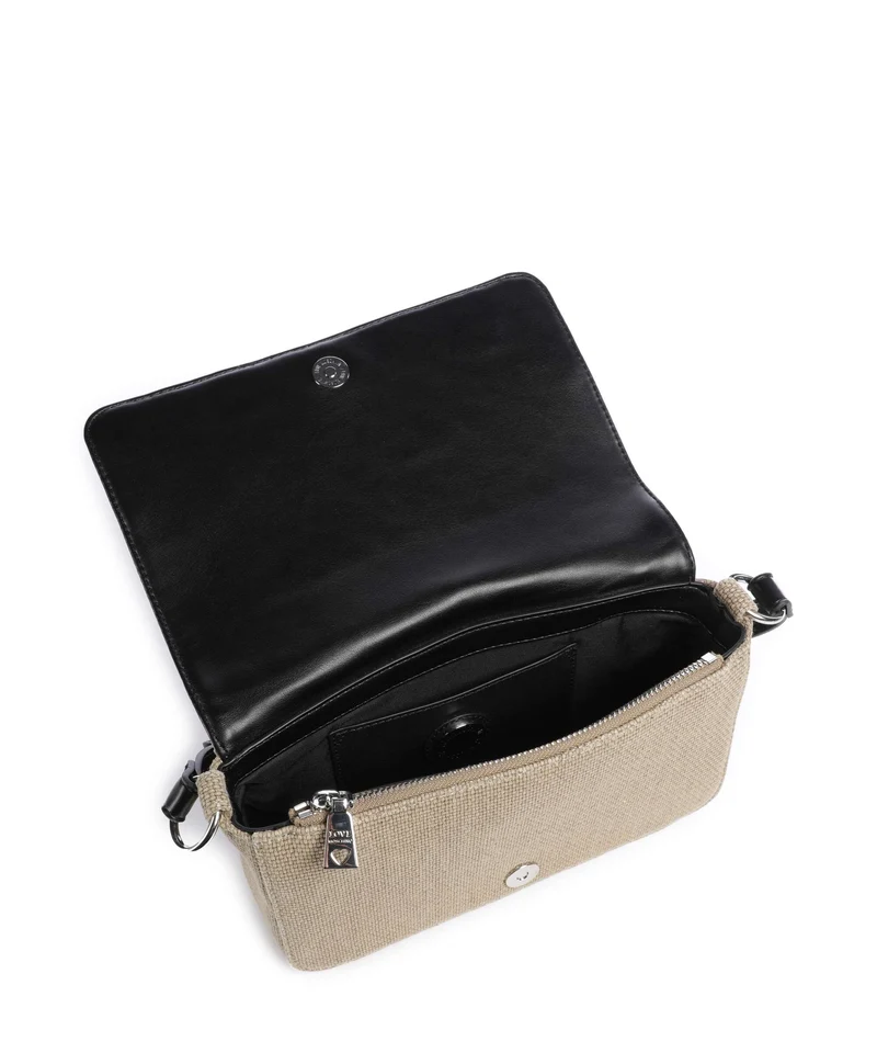 Love Moschino Cargo Canvas Umhängetasche black/gold