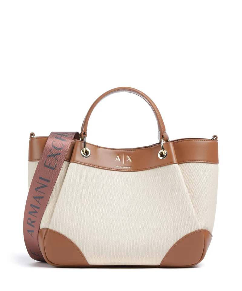 Armani Exchange Wave M Handtasche natural/saline clay
