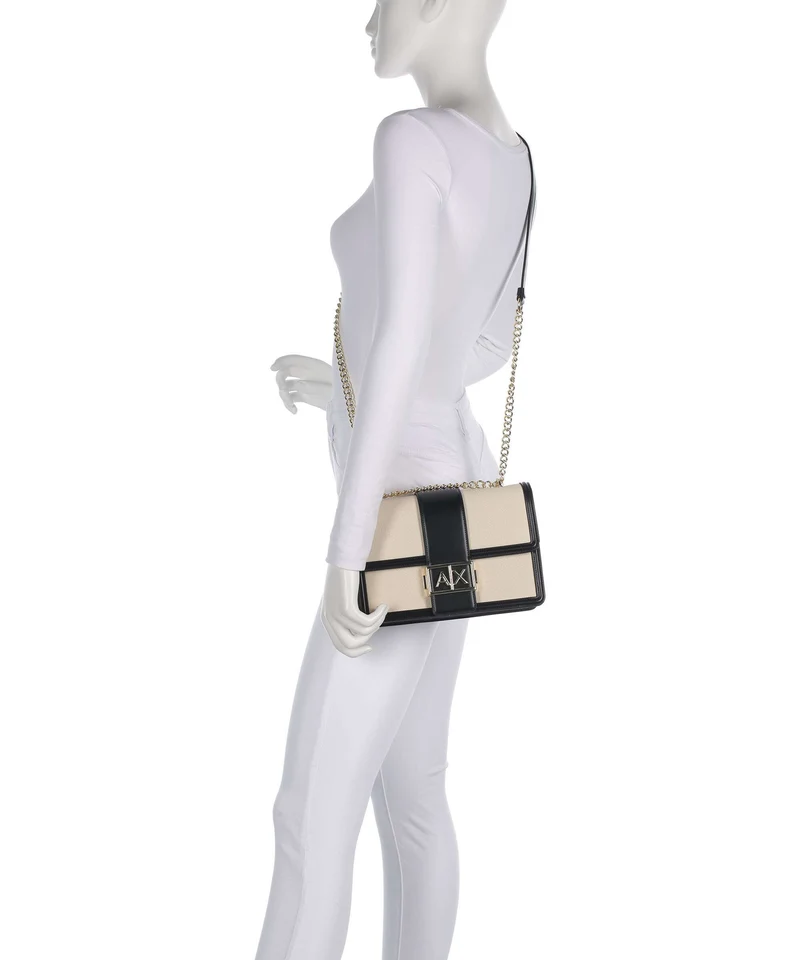 Armani Exchange Wonder M Schultertasche natural/black