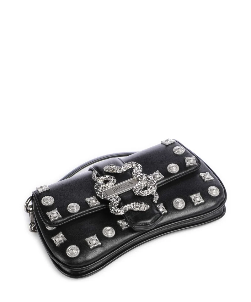 Just Cavalli Iconic Snakes Umhängetasche black
