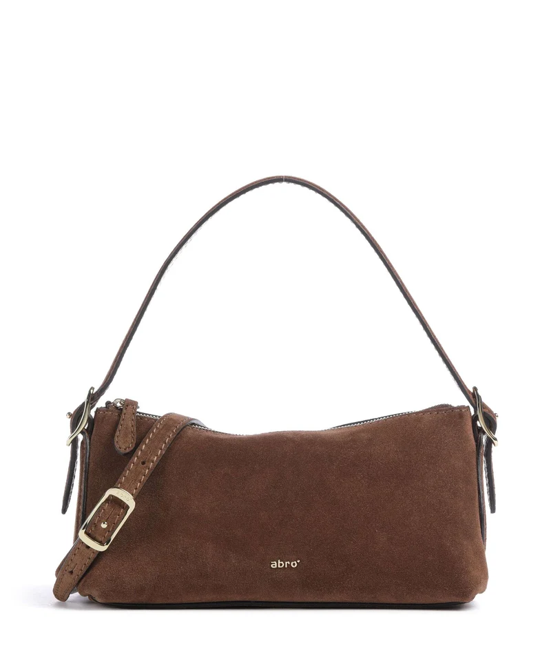 Abro Suede Carina Schultertasche wood