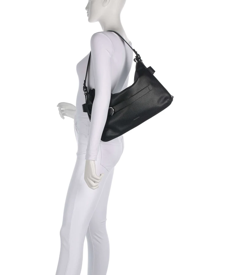 Coccinelle Gretel Ribbon Beuteltasche noir