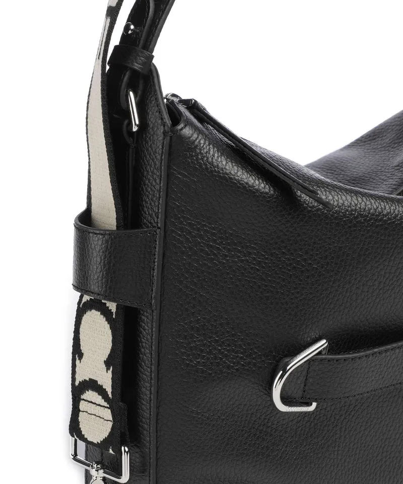 Coccinelle Gretel Ribbon Beuteltasche noir