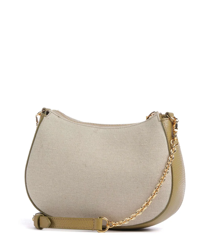 Coccinelle C-Easy Canvas Umhängetasche natural/seagrass