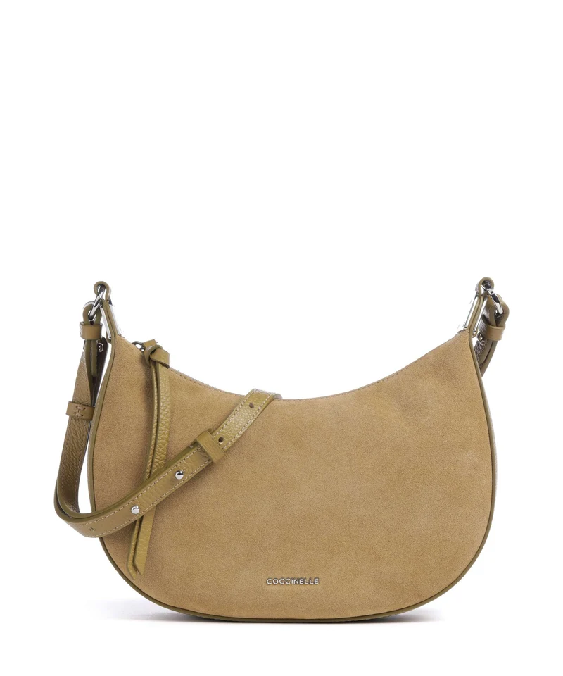 Coccinelle Fujiko Suede Umhängetasche seagrass