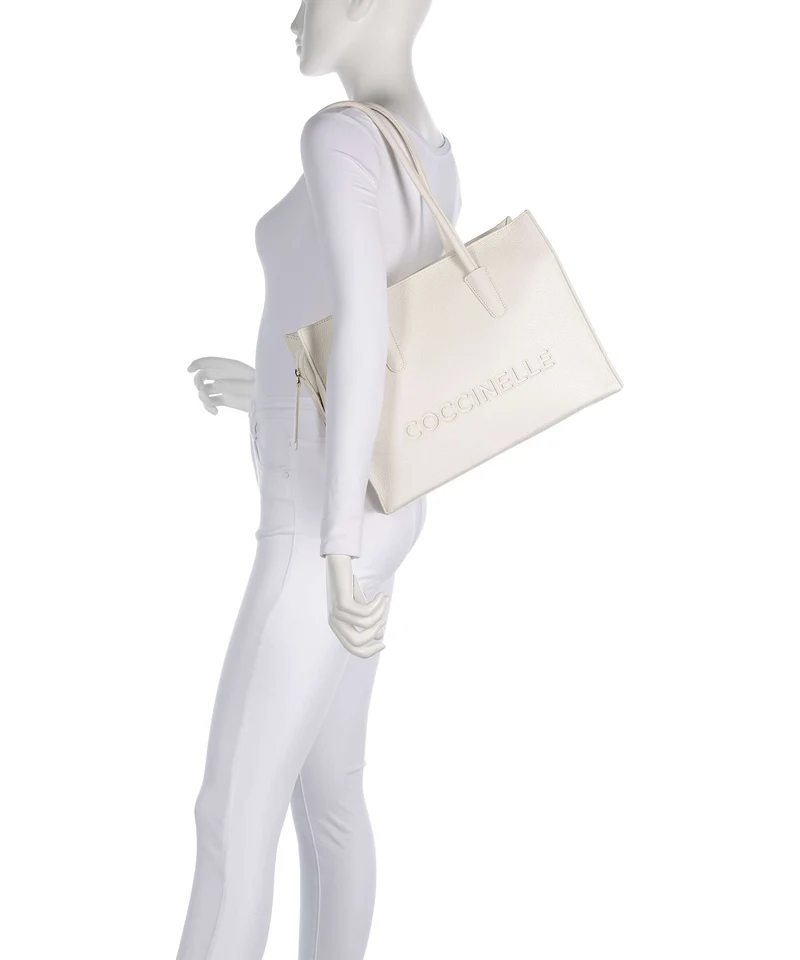 Coccinelle Myrtha Shopper pearl