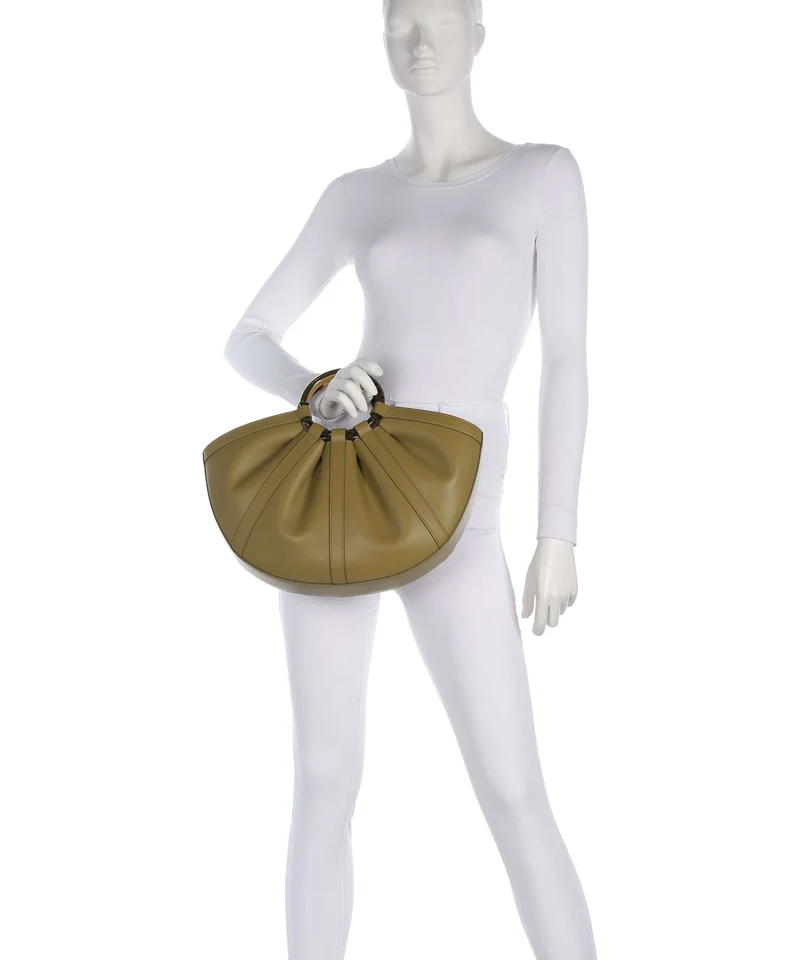 Coccinelle Shell Handtasche seagrass