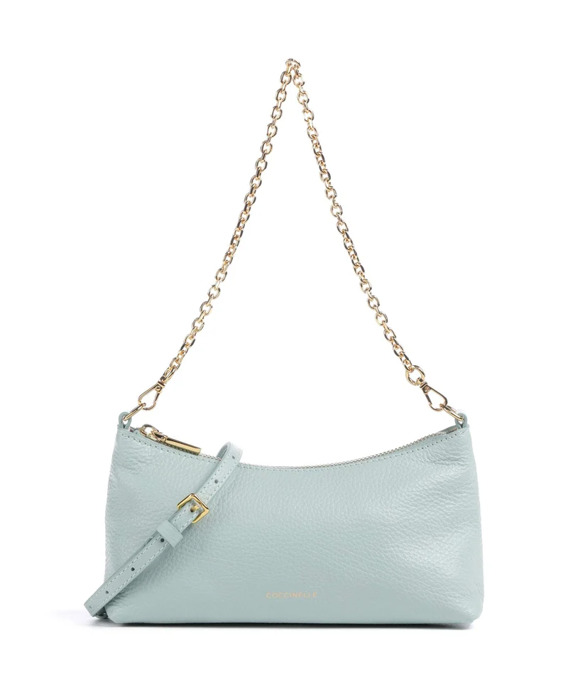 Coccinelle Aura Schultertasche aquamarine