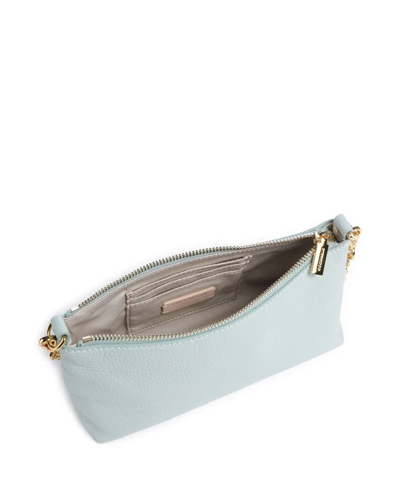 Coccinelle Aura Schultertasche aquamarine