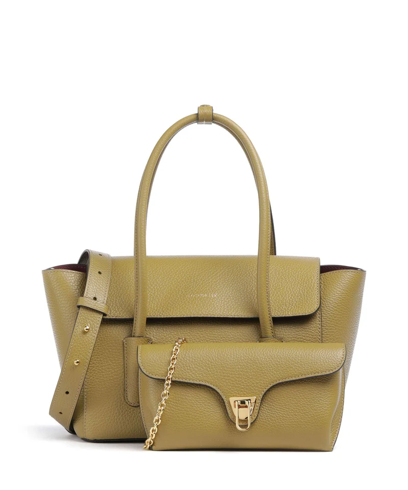 Coccinelle Beat Double Handtasche seagrass