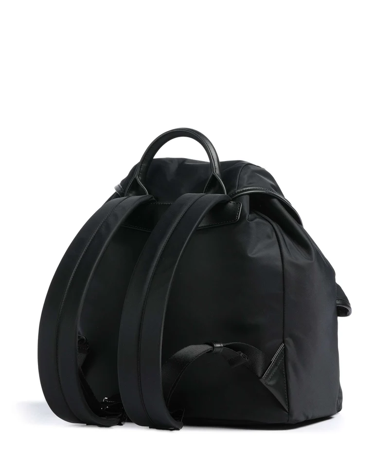 Emporio Armani Recycled Nylon Rucksack black beauty