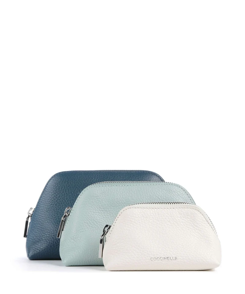 Coccinelle Helga Set Kosmetiktasche deep blue/aquamarine/pearl