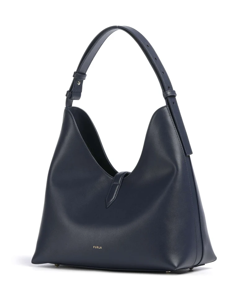 Furla Goccia M Beuteltasche ink blue