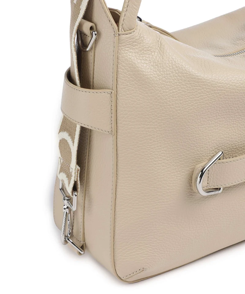 Coccinelle Gretel Ribbon Beuteltasche sandshell