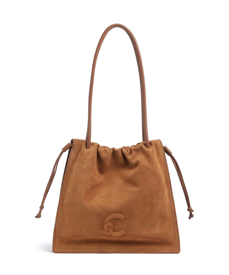 Coccinelle Dulse Bucket Handtasche cognac/cognac