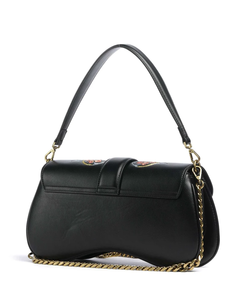 Just Cavalli Iconic Snakes Schultertasche black