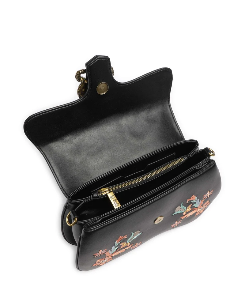 Just Cavalli Iconic Snakes Schultertasche black