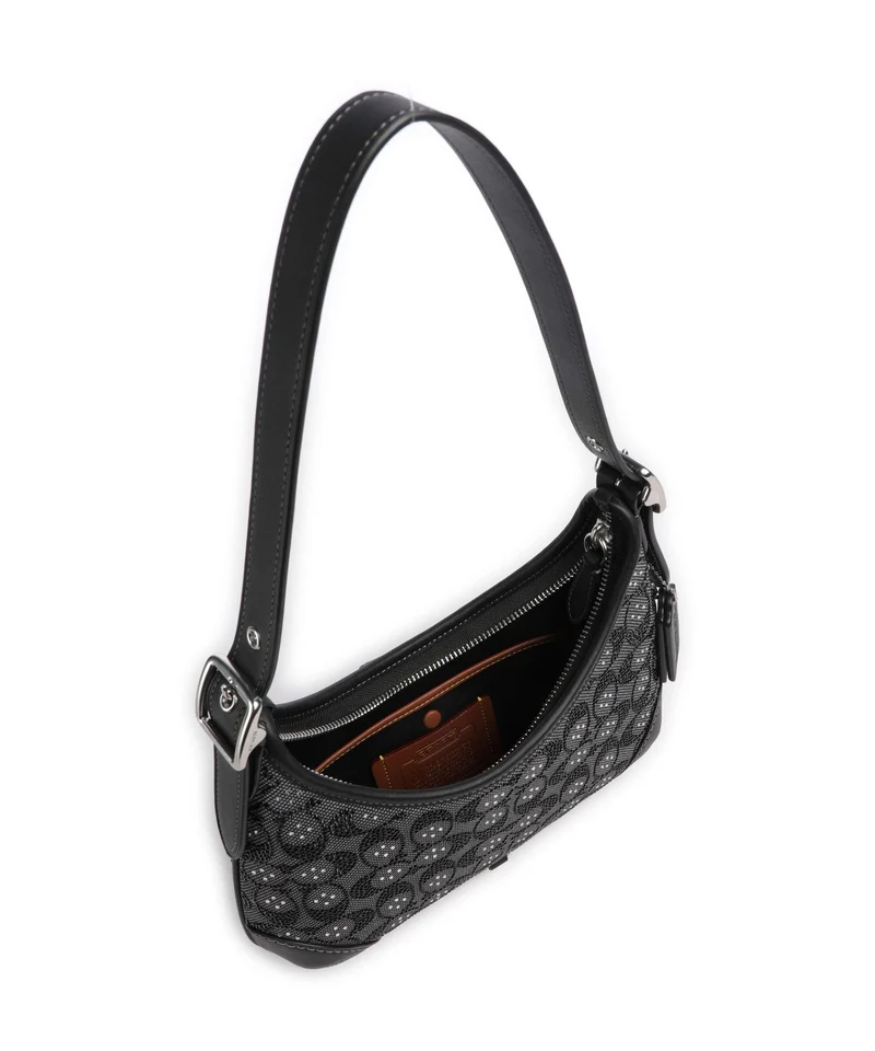 Coach The Coach Originals Hamptons Crystal Signature Schultertasche black