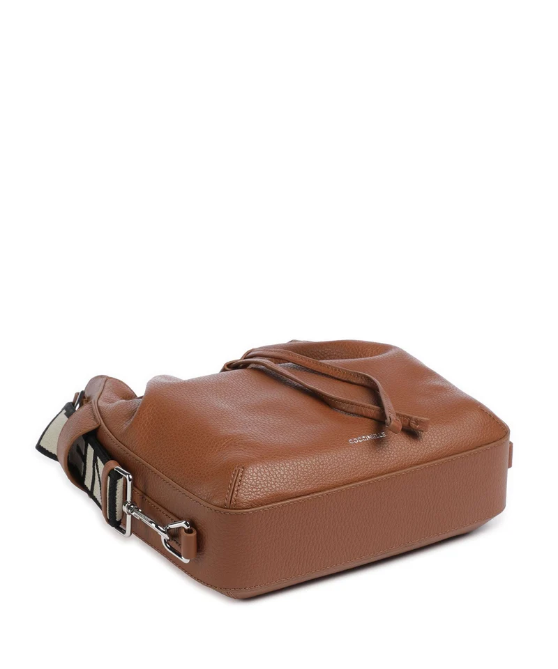 Coccinelle Gretel Ribbon Bucket Handtasche cognac