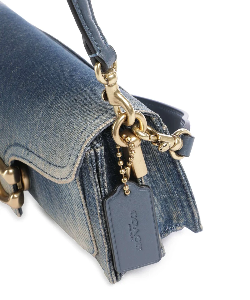 Coach Tabby Loved Denim 20 Schultertasche dark indigo