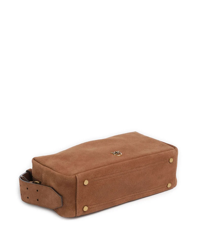 Pinko Schultertasche marrone/leone/antique gold