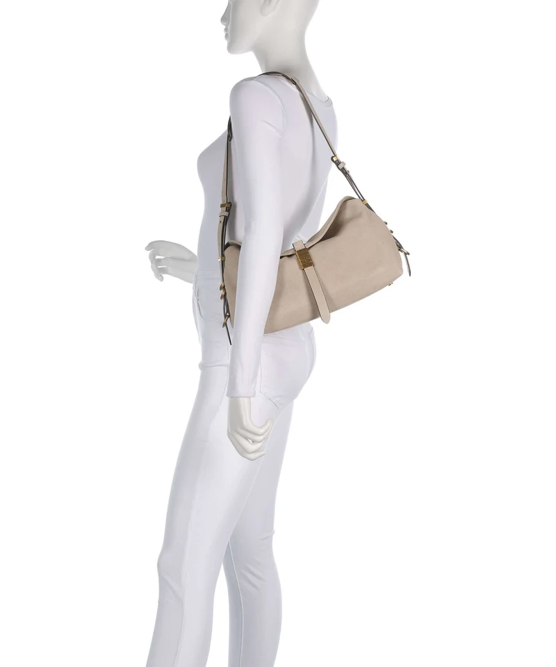 Pinko Saddle Classic Beuteltasche beige/grigio fumo/antique gold