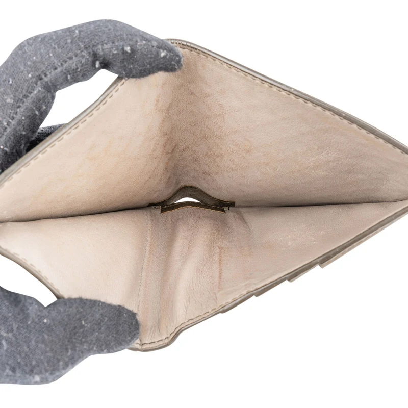 Bottega Veneta Intrecciato Leather Bifold Card Holder Wallet