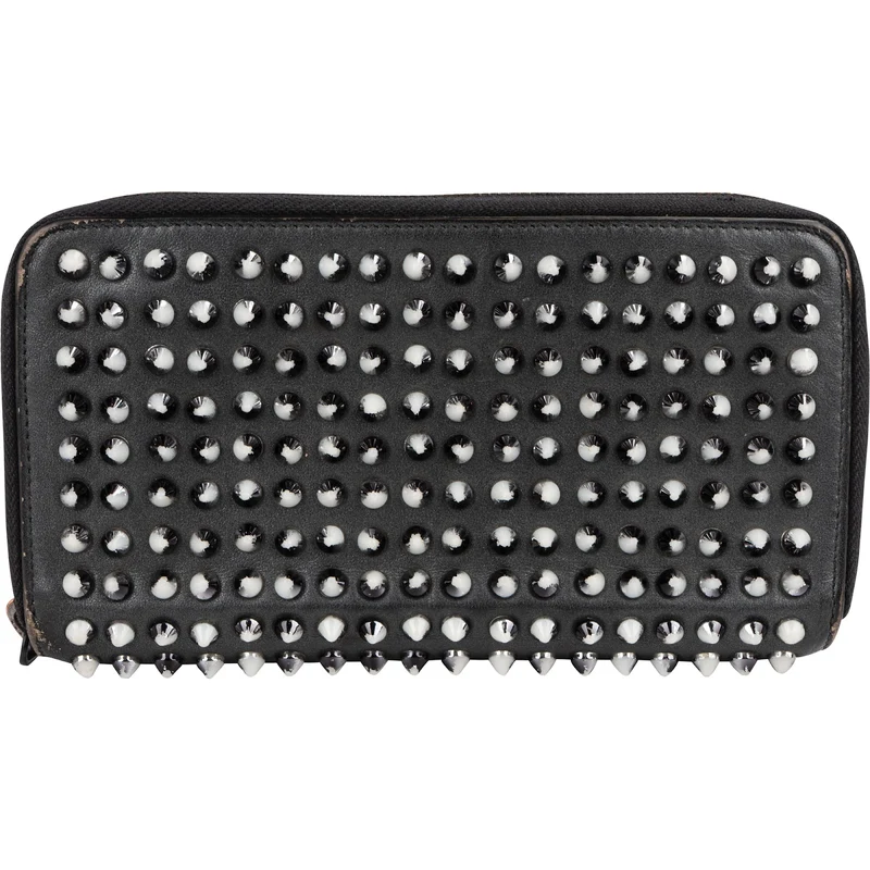 Christian Louboutin Panettone Spikes Zippy Wallet