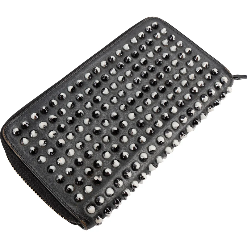 Christian Louboutin Panettone Spikes Zippy Wallet