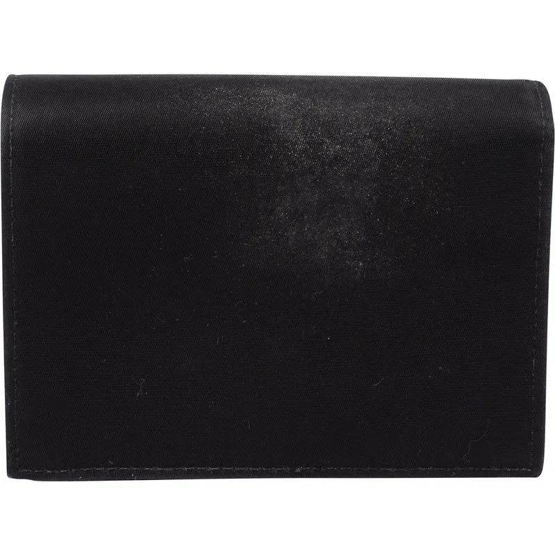 Prada Tessuto Triangle Bifold Wallet