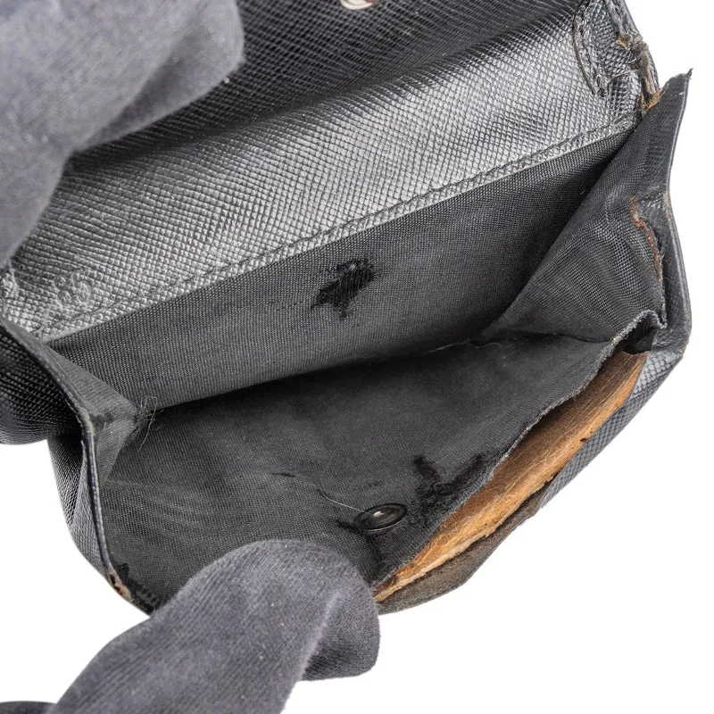 Prada Tessuto Triangle Bifold Wallet